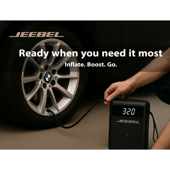 جهاز طوارئ متكامل للسيارة – بطارية 20000mAh وضغط 150 PSI جهاز طوارئ متكامل للسيارة – بطارية 20000mAh وضغط 150 PSI