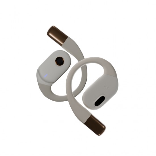 سماعة اذن لاسلكية JBL OWS مع منفذ USB-C وتعمل حتى 20 ساعة | بيج سماعة اذن لاسلكية JBL OWS مع منفذ USB-C وتعمل حتى 20 ساعة | بيج