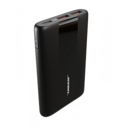 JEEBEL|10000mAh Power bank 20w PD, USBC-Port, Dual USB-A Ports |Black