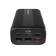 باور بانك جيبل 30000 مللي أمبير 20 وات PD، منفذ USB-C، ثلاث منافذ USB-A | أسود باور بانك جيبل 30000 مللي أمبير 20 وات PD، منفذ USB-C، ثلاث منافذ USB-A | أسود