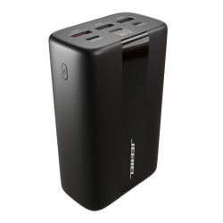 باور بانك جيبل 30000 مللي أمبير 20 وات PD، منفذ USB-C، ثلاث منافذ USB-A | أسود
