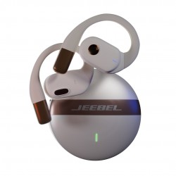 سماعة اذن لاسلكية JBL OWS مع منفذ USB-C وتعمل حتى 20 ساعة | بيج