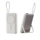 باور بانك Jeebel مغناطيسي لاسلكي – 10000mAh مع حامل مدمج وكابل USB-C | شحن سريع PD 22.5W وشحن لاسلكي - ابيض باور بانك Jeebel مغناطيسي لاسلكي – 10000mAh مع حامل مدمج وكابل USB-C | شحن سريع PD 22.5W وشحن لاسلكي - ابيض