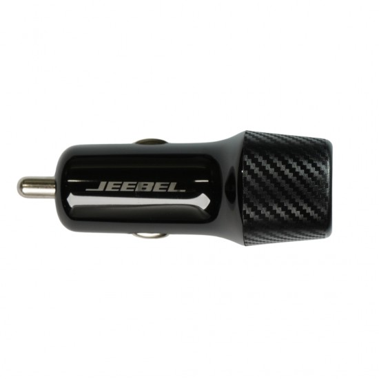شاحن سيارة جيبيل 38 واط بمنفذين USB-C PD + USB-A QC3.0 مع كابل Type-C معتمد من MFi | أسود شاحن سيارة جيبيل 38 واط بمنفذين USB-C PD + USB-A QC3.0 مع كابل Type-C معتمد من MFi | أسود