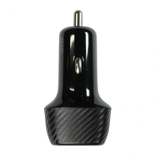 شاحن سيارة جيبيل 38 واط بمنفذين USB-C PD + USB-A QC3.0 مع كابل Type-C معتمد من MFi | أسود شاحن سيارة جيبيل 38 واط بمنفذين USB-C PD + USB-A QC3.0 مع كابل Type-C معتمد من MFi | أسود