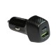 شاحن سيارة جيبيل 38 واط بمنفذين USB-C PD + USB-A QC3.0 مع كابل Type-C معتمد من MFi | أسود شاحن سيارة جيبيل 38 واط بمنفذين USB-C PD + USB-A QC3.0 مع كابل Type-C معتمد من MFi | أسود